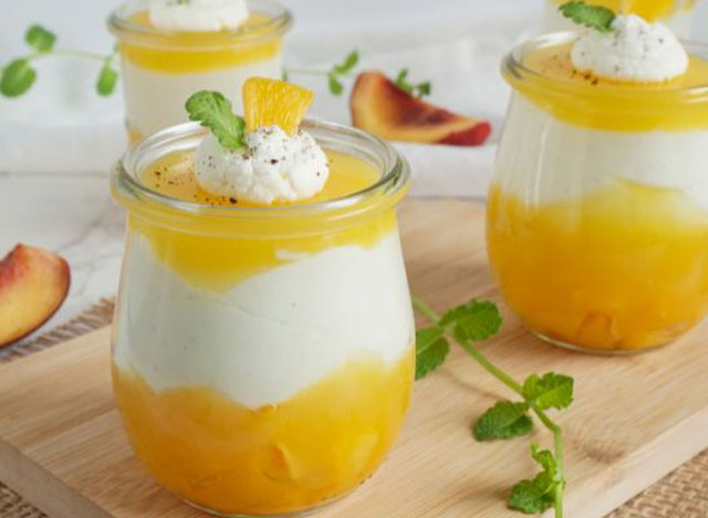 Verrines au Fromage Blanc et Mangue