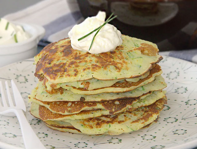 Pancakes Salés au Boursin ww