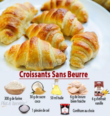 Croissants Sans Beurre 15 Minutes