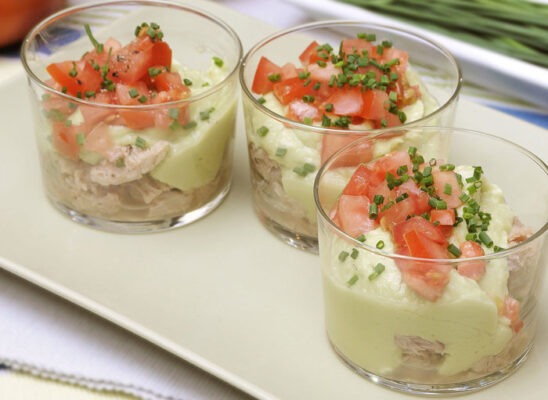 Verrine d'Avocat au Thon