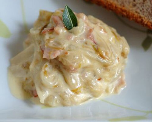 Fondue d’endives au bacon