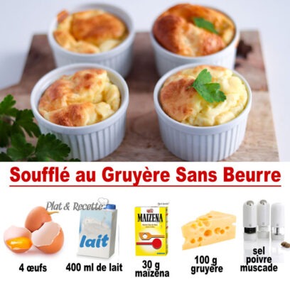 Soufflé au Gruyère Sans Beurre