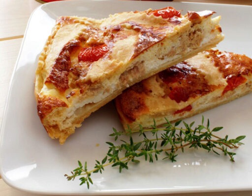 Quiche Healthy Thon Ricotta Tomate