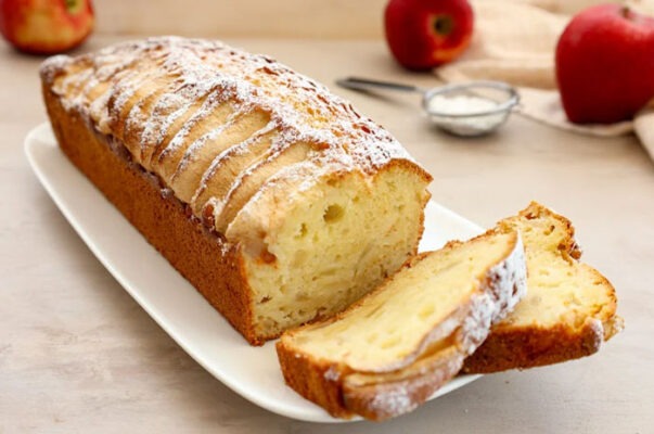 Cake aux Pommes Sans Beurre