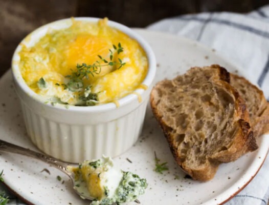 Flans au Poireau Bacon et Chèvre
