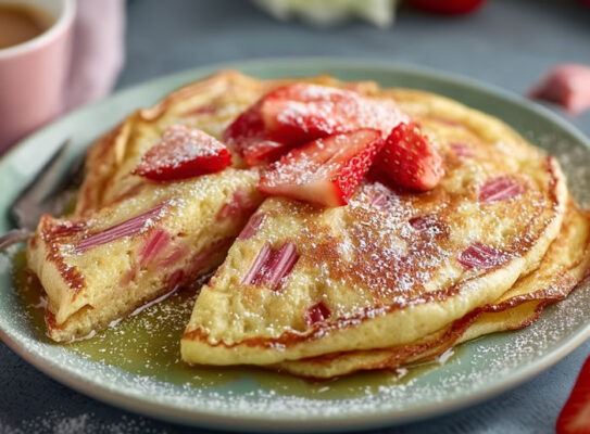 Pancake à la Rhubarbe