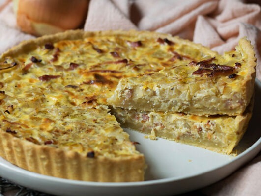 Quiche aux Oignons et Lardons