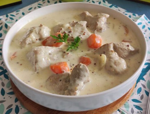 Sauté de porc à la moutarde
