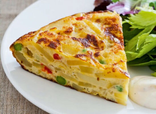 Tortilla Espagnole aux Pommes de Terre et Légumes