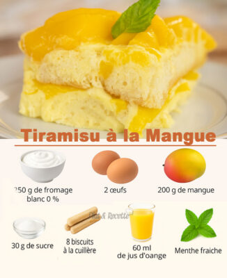 Tiramisu Léger à la Mangue