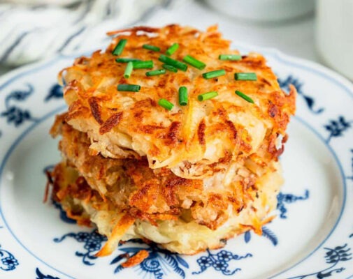 Galettes de pommes de terre au four