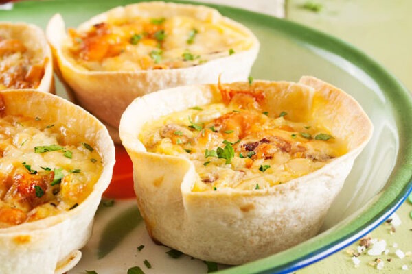 Mini Quiche dans Tortillas Mini Quiche dans Tortillas