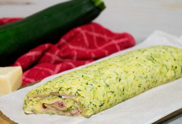 Roulé de Courgettes au Jambon et Fromage