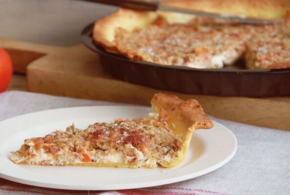 Tarte au Thon et Tomates