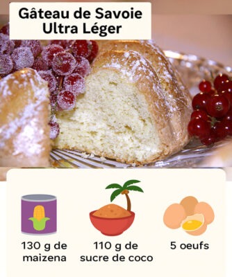 Gâteau de Savoie Ultra Léger