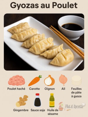 Gyozas au Poulet Gyozas au Poulet