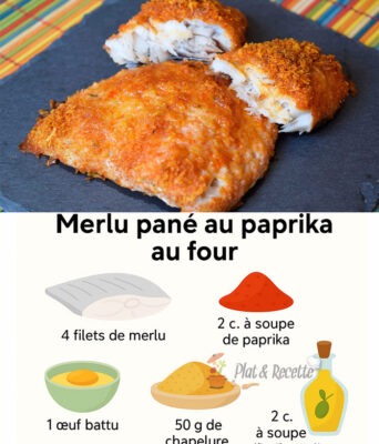 Merlu Pané au Paprika au Four