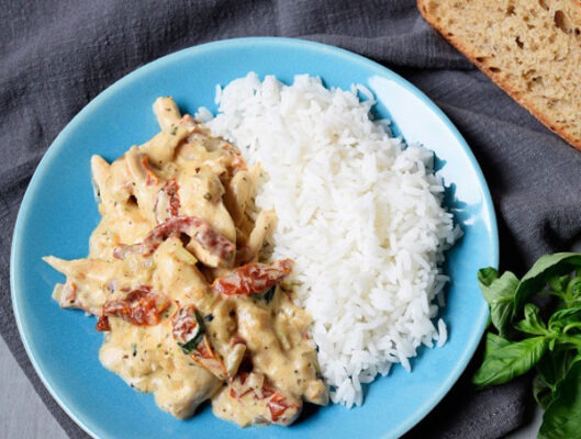 Poulet Crémeux aux Tomates Séchées