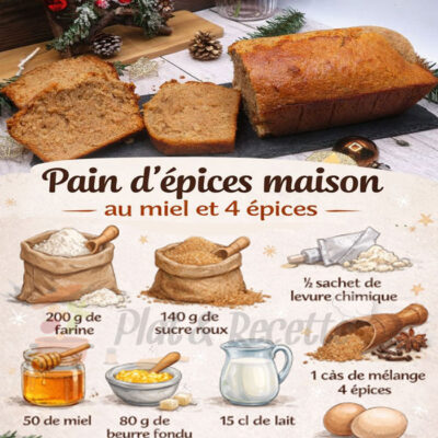 Pain d’épices de Noël au Miel