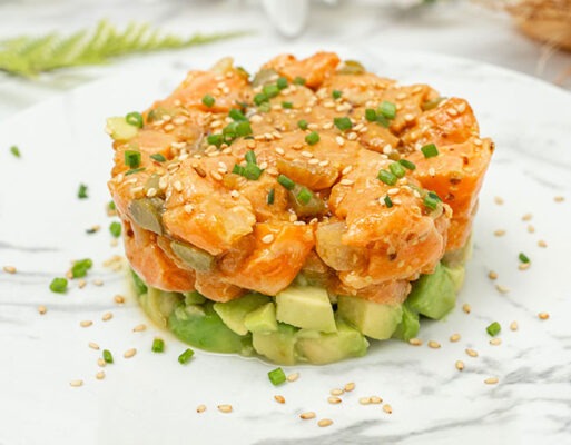 Tartare de Saumon et d’Avocat Tartare de Saumon et d'Avocat