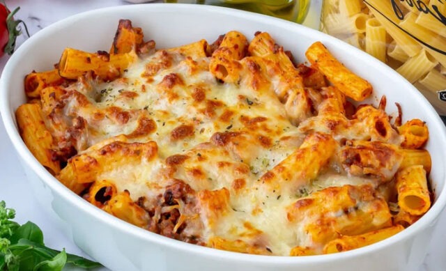 Gratin de Pâtes à la Viande Hachée Gratin de Pâtes à la Viande Hachée