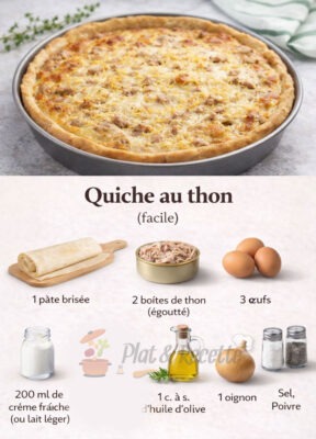 Quiche au thon facile