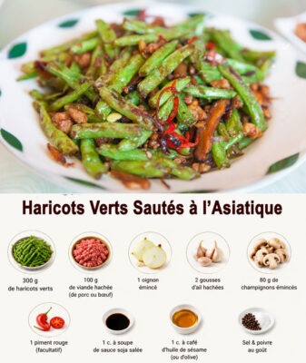 Haricots Verts Sautés à l’Asiatique
