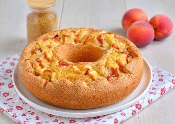 Gâteau Léger aux Pêches Gâteau Léger aux Pêches