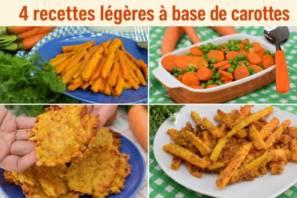 4 Recettes Légères à Base de Carottes 4 recettes légères à base de carottes