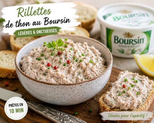 Rillettes de thon au Boursin Légères