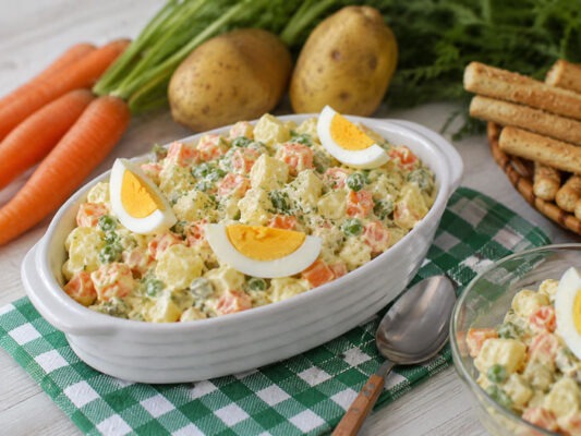 Salade russe d’été légère Salade russe d’été légère