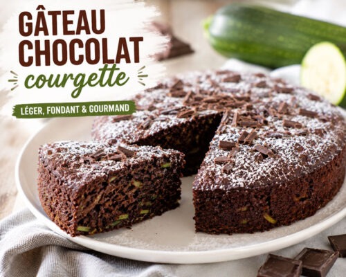 Gâteau léger au chocolat et à la courgette