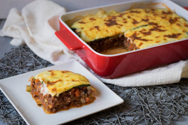 Lasagnes Légères de Courgettes à la Viande Hachée